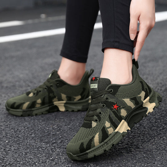 Damen Sportliche Atmungsaktive Sneakers mit flexibler Sohle und dämpfendem Fußbett R&B
