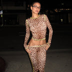 Damen Tierdruck Sport-Set R&B
