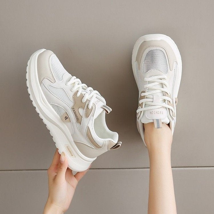 Damen Sportliche Sneakers mit strapazierfähigem Obermaterial und dämpfender Sohle R&B