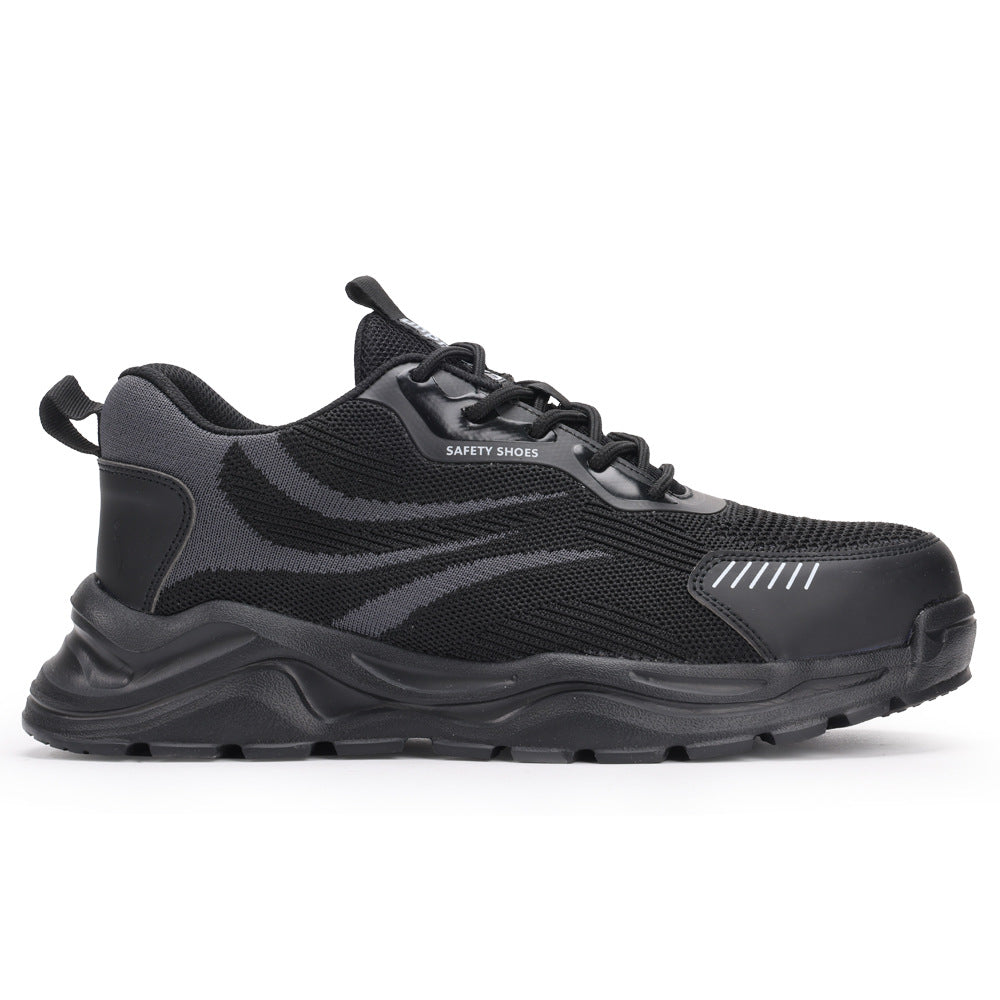 Herren Sicherheits-Laufschuhe mit atmungsaktiver Mesh-Oberfläche und rutschfester Sohle R&B