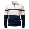 Herren Pullover mit Stehkragen und Zipper