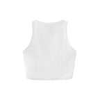 Damen Crop-Top mit aufregendem Herz-Motiv und modischem Schriftzug R&B