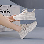 Damen Leichte Atmungsaktive Sneakers mit rutschfester Laufsohle R&B