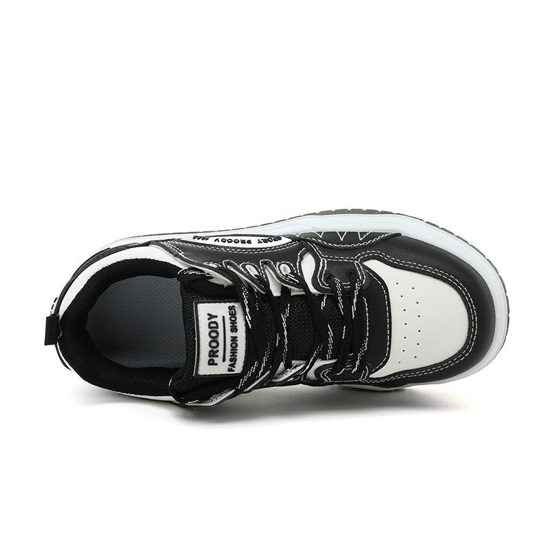 Damen sportliche Chunky Sneakers mit dämpfender Laufsohle R&B