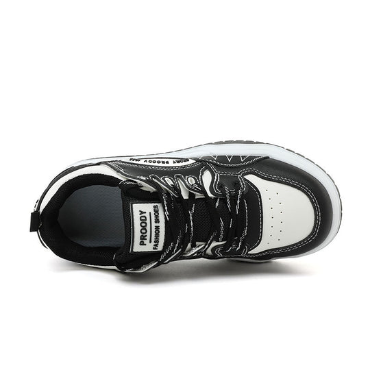 Damen sportliche Chunky Sneakers mit dämpfender Laufsohle R&B
