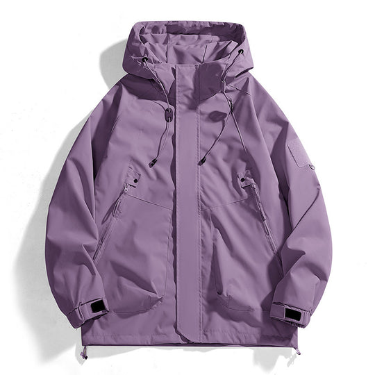 Damen Outdoor-Jacke mit verstellbarer Kapuze und atmungsaktiven Einsätzen R&B
