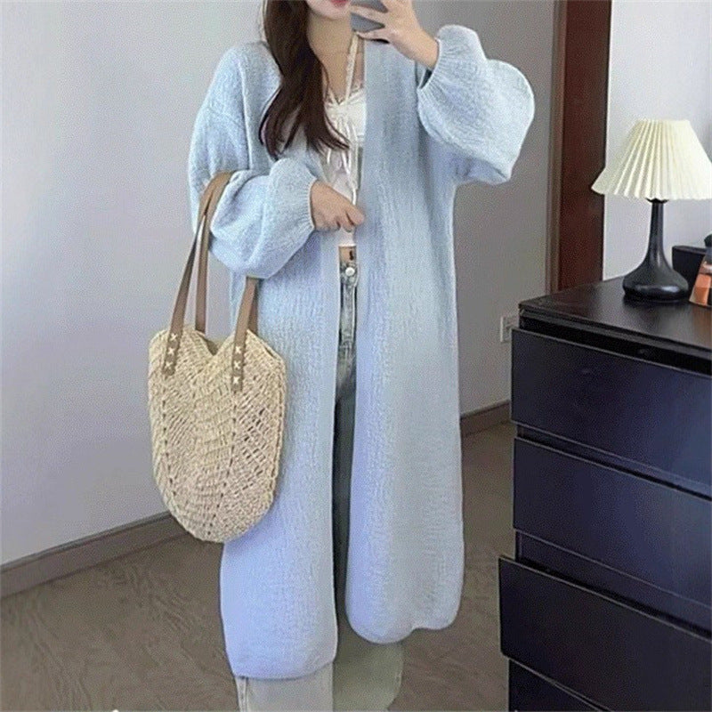 Damen Langer, gemütlicher Strickoverall mit überschnittenen Schultern R&B