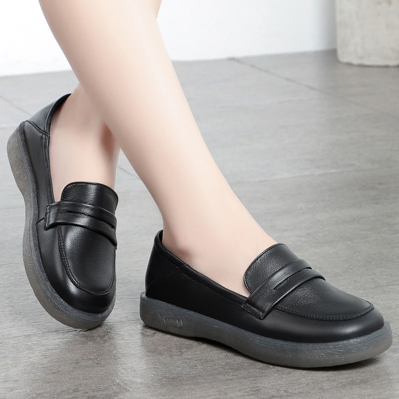 Damen Mokassins mit elegantem Lederobermaterial und bequemer Sohle R&B