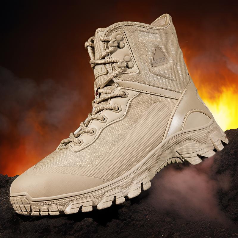 Herren Hochleistungs Trekkingstiefel mit rutschfester Sohle und atmungsaktivem Obermaterial R&B