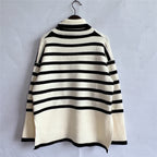 R&B | Gestreifter Strickpullover für Herbst & Winter