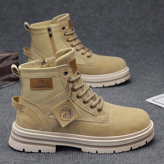 Damen robuste High-Top Stiefel mit praktischer Schnellschnürung und verstärktem Profil R&B