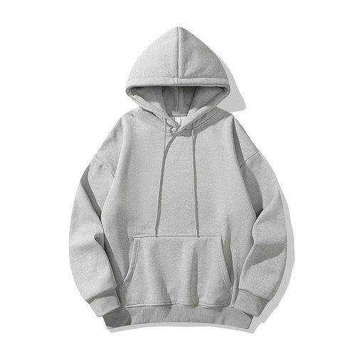 Damen Kapuzenpullover mit lockerer Passform und praktischer Kängurutasche R&B