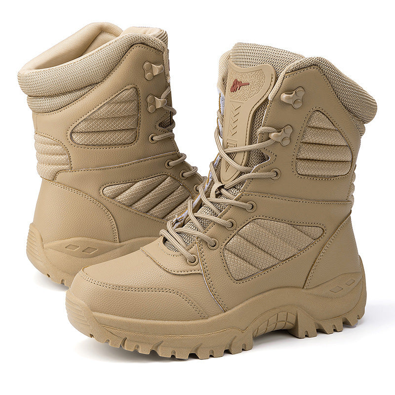 Herren robuste wasserabweisende Winterstiefel mit rutschfester Sohle R&B