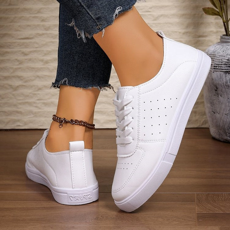 Damen komfortable Sneakers mit atmungsaktiven Perforationen R&B