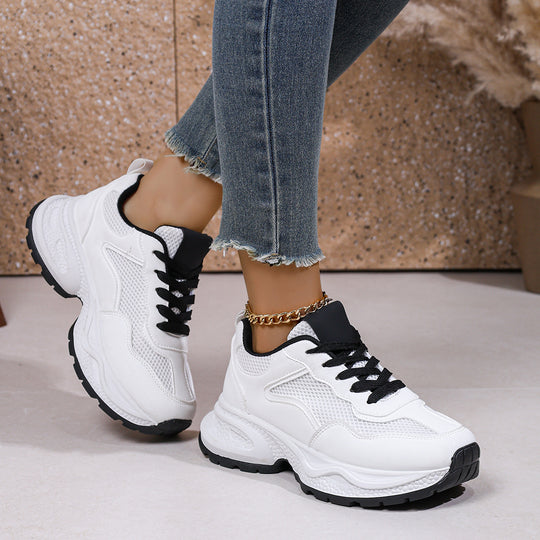 Damen Sneakers im sportlich-modernen Design mit atmungsaktiven Mesh-Einsätzen und komfortabler Dämpfung R&B
