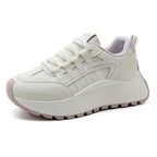 Damen Sportliche Chunky Sneaker mit dämpfendem Sohlenprofil und atmungsaktiver Obermaterialstruktur R&B