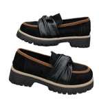 Damen Mokassins mit modischer Knotendetail und bequemer Profilsohle R&B