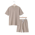 Damen lässiges Freizeit-Outfit aus atmungsaktivem Strukturmaterial R&B