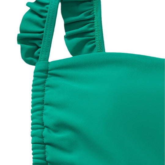 Damen Bandeau-Bikini mit verspielten Rüschen R&B