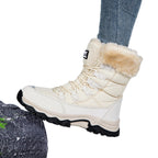 Damen warme Winterstiefel mit kuscheligem Futter und rutschfester Sohle R&B
