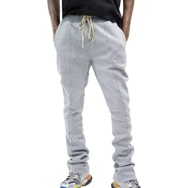Herren sportliche Sweatpants mit seitlichen Kontraststreifen R&B