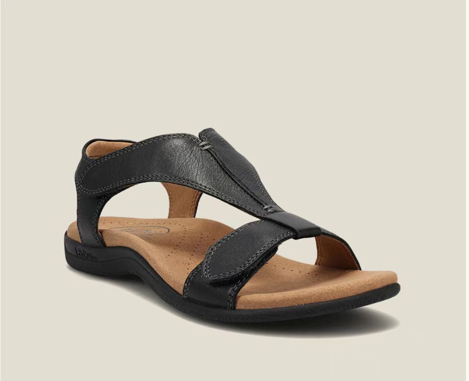 Damen Freizeit-Sandalen mit verstellbaren Riemen und ergonomischem Fußbett R&B