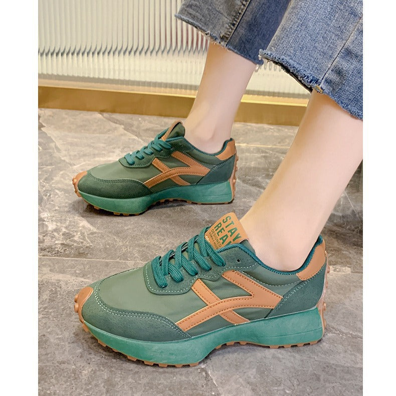 Damen Sportliche Sneaker mit atmungsaktiver Obermaterialstruktur und gedämpfter Sohle R&B