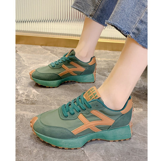 Damen Sportliche Sneaker mit atmungsaktiver Obermaterialstruktur und gedämpfter Sohle R&B