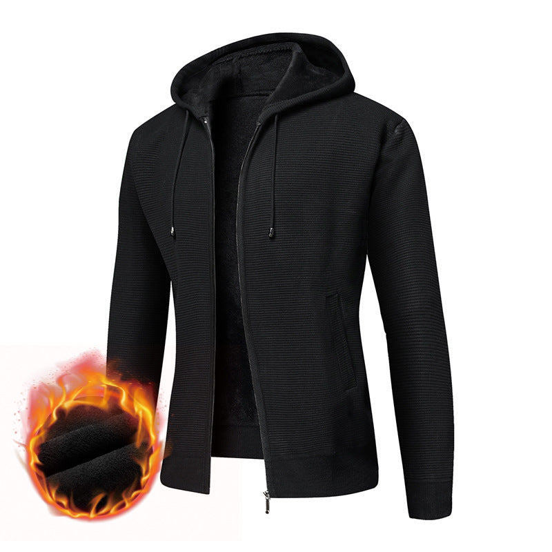 Herren gefütterte Kapuzenjacke mit hohem Komfort und cleverem Design R&B