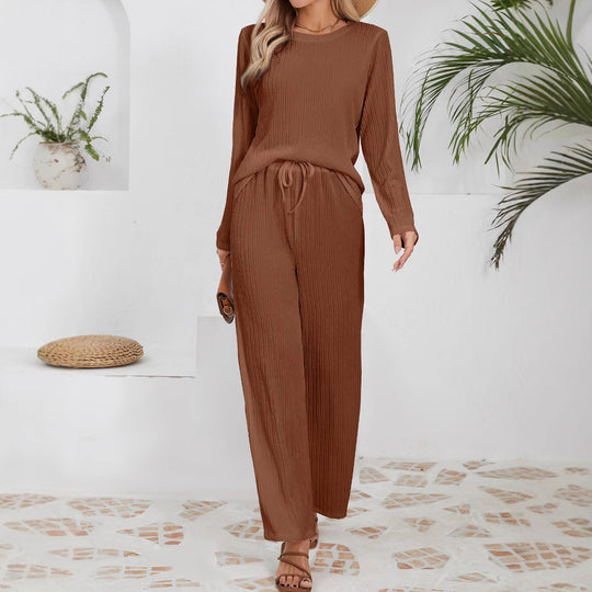 Damen Elegantes und bequemes Set aus gefeuchtetem Material R&B
