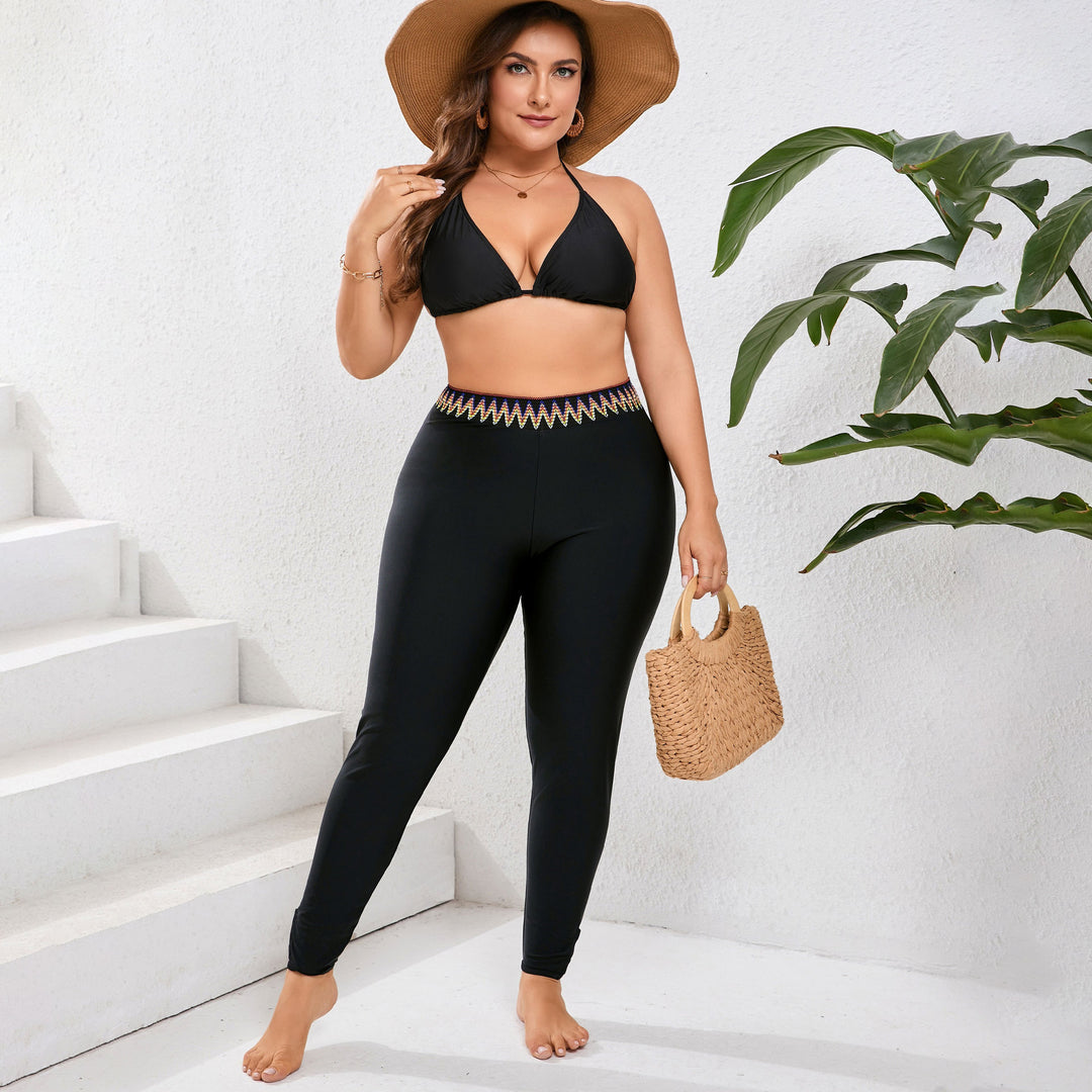 Damen Leggings mit elastischem Bund R&B