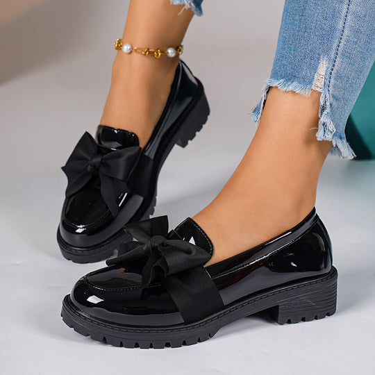 Damen Mokassin-Schuhe mit eleganter Schleifenapplikation R&B