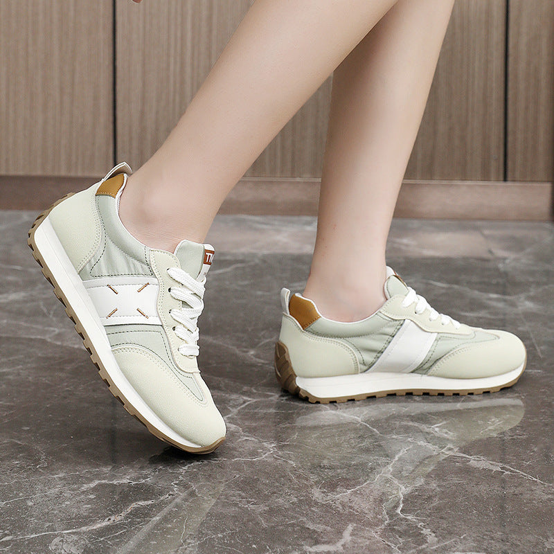 Damen sportliche Sneakers mit atmungsaktiver Mesh-Oberfläche und dämpfendem Sohlenprofil R&B