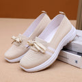 Damen Bequeme Slip-On Sneakers mit modischem Schleifendetail R&B