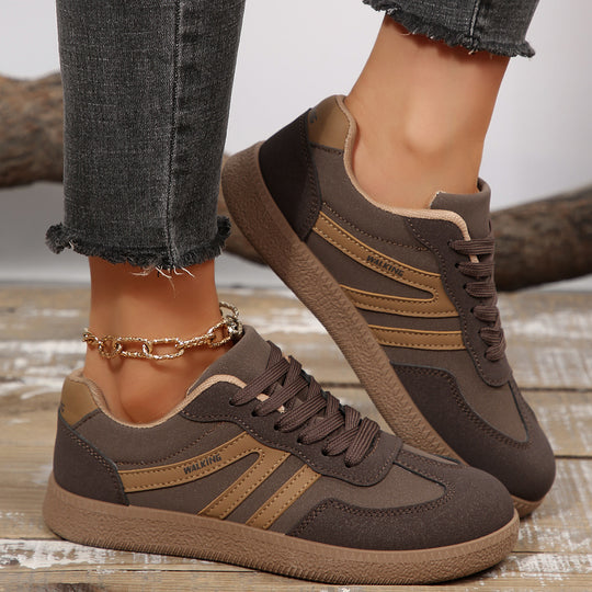 Damen Sportliche Sneakers mit rutschfester Sohle und weichem Innenfutter R&B
