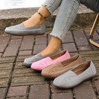 Damen Mokkasins mit luftiger Perforation und modischem Steppdesign R&B