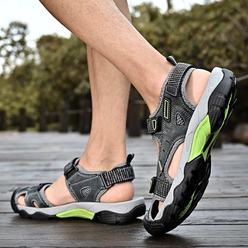 Damen Sportliche Outdoor-Sandalen mit verstellbaren Riemen und rutschfester Sohle R&B