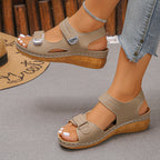 Damen Komfortable Riemensandalen mit verstellbarem Schnallenverschluss und ergonomischer Fußbettung R&B