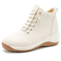 Damen Komfortable High-Top Sneakers mit elastischer Schnürung und dämpfender Sohle R&B