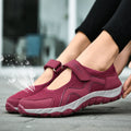Damen Atmungsaktive Sport-Sneaker mit verstellbarem Klettverschluss R&B