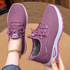 Damen Bequeme Sport Sneakers mit kuscheligem Innenfutter und rutschfester Sohle R&B