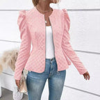 Damen modischer Blazer mit Puffärmeln R&B