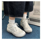 Damen Sportliche Sneakers mit atmungsaktivem Mesh-Obermaterial und dämpfender Sohle R&B
