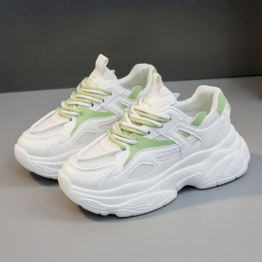 Damen Sportliche Sneakers mit atmungsaktiver Mesh-Oberfläche und stabiler Sohle R&B