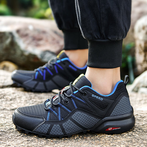 Damen Hochwertige Trail-Laufschuhe mit rutschfester Sohle und atmungsaktiven Einsätzen R&B