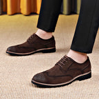 Herren Elegante und modische Brogueschuhe mit weichem Obermaterial R&B