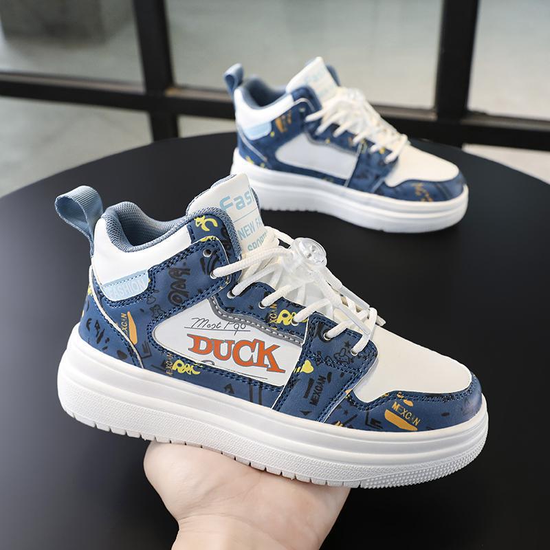 Damen Hohe Sneaker mit trendigem Print und gepolsterter Sohle R&B