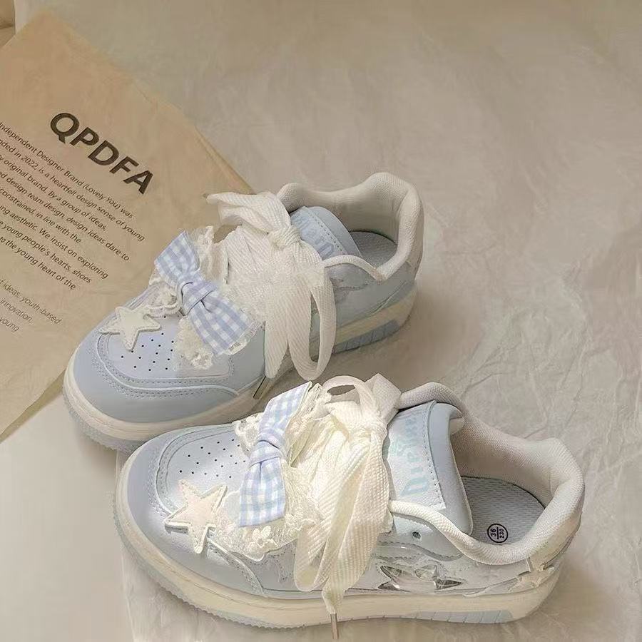 Damen Sportliche Sneakers mit verspieltem Design und einzigartigen Schleifendetails R&B