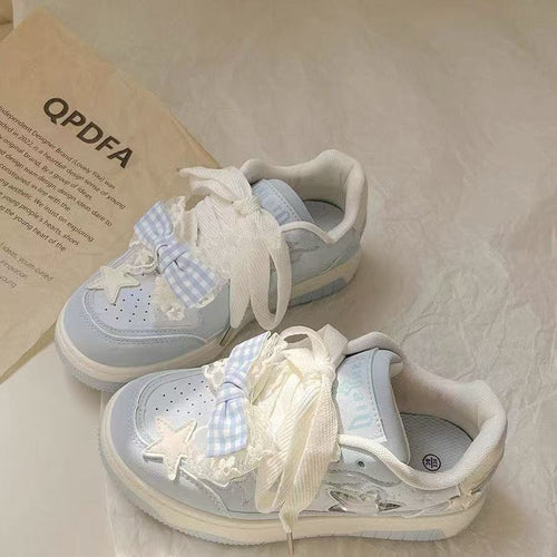 Damen Sportliche Sneakers mit verspieltem Design und einzigartigen Schleifendetails R&B
