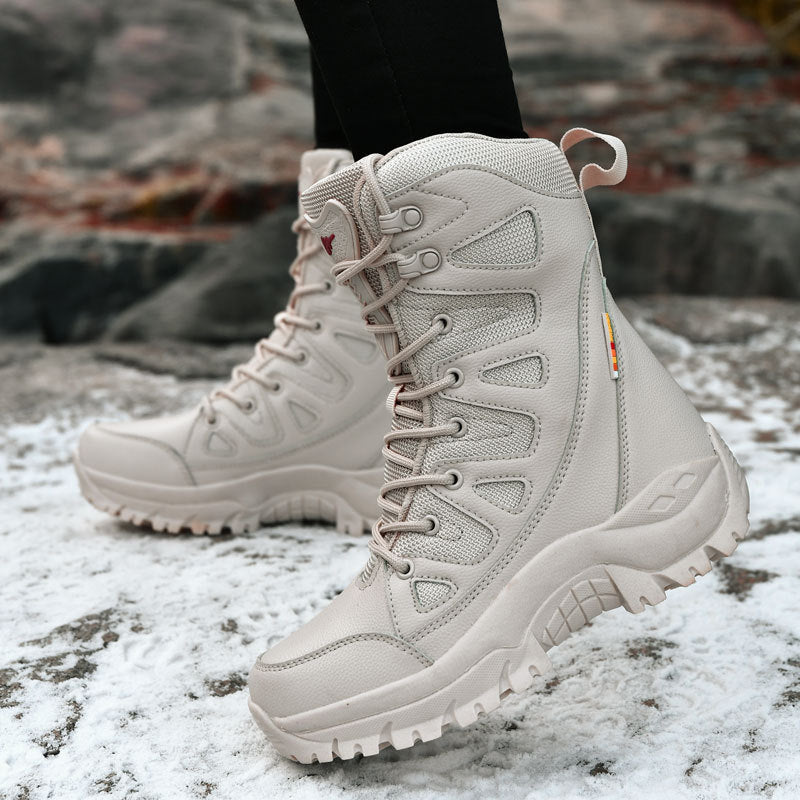 Damen Wasserfeste High-Top Wanderschuhe mit isolierender Innenausstattung R&B